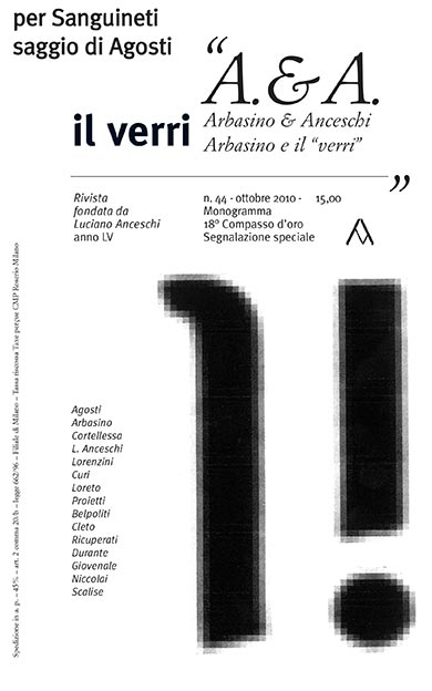 44 A. & A. Arbasino Anceschi /  Arbasino e il verri